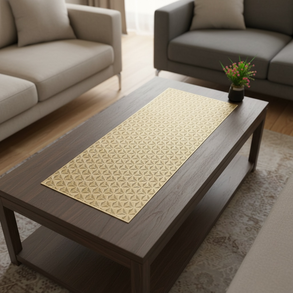 Golden Center Piece/Runner Plastic