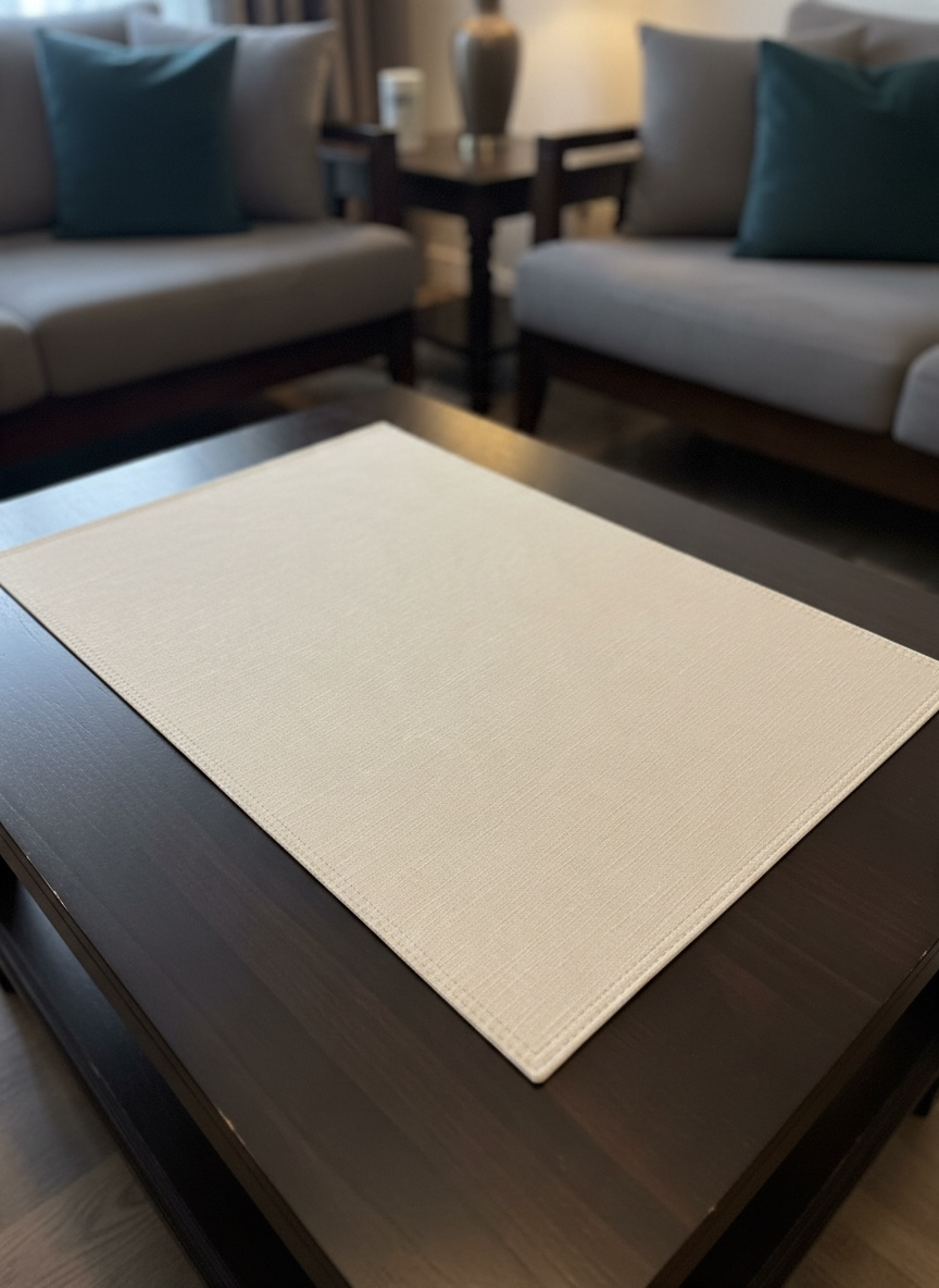 Imported Leather Plastic Elegant Table Mat 6pc Set