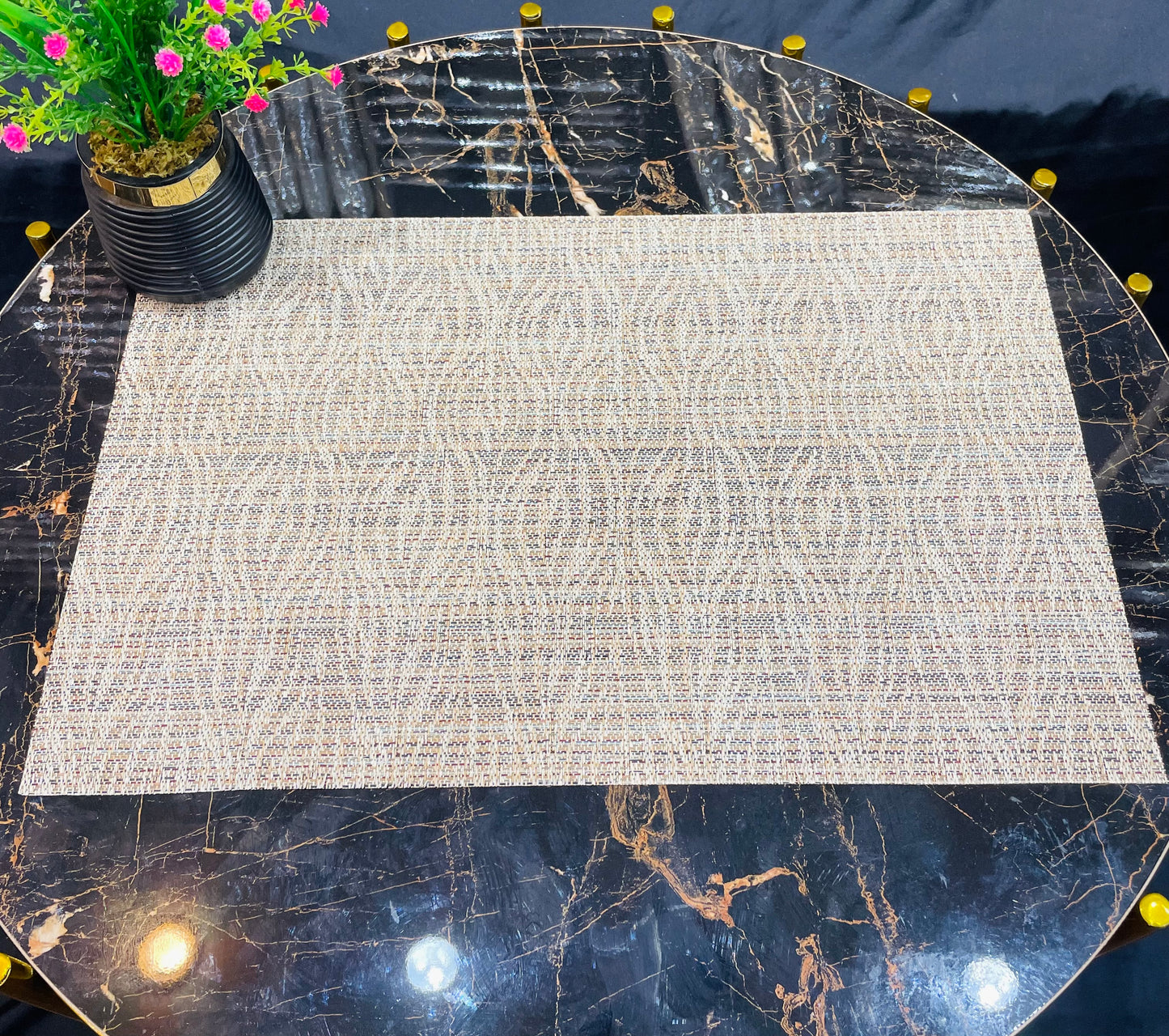 6pc Plastic Chatai Table Mats