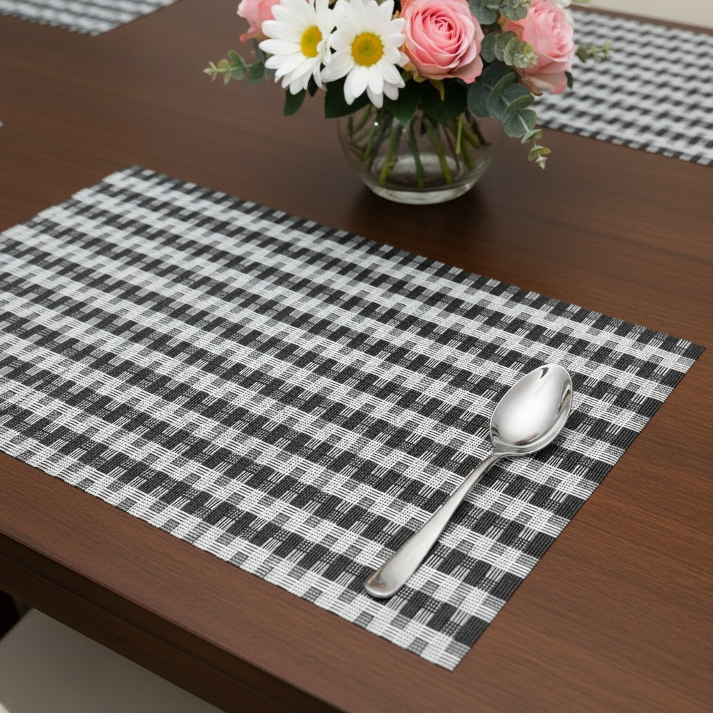 6pc Plastic Chatai Table Mats