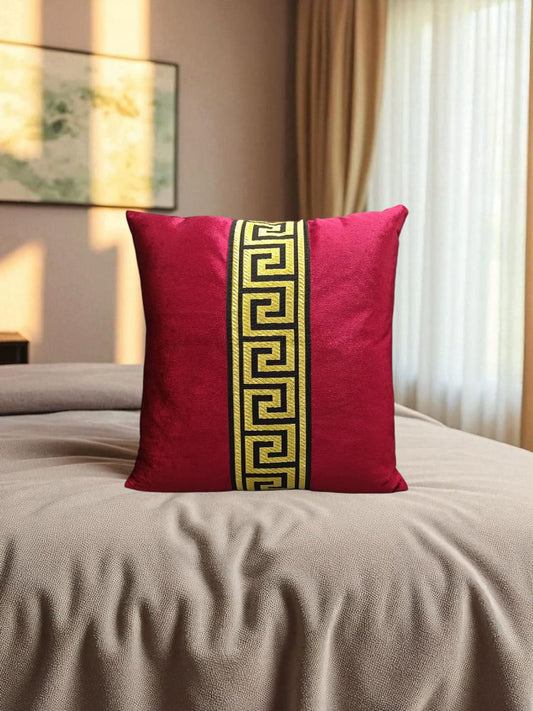 Mid Versace Lace Velvet Cushion