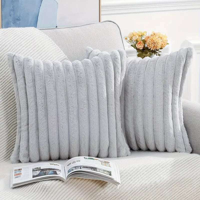 Soft Fur Line Cushion