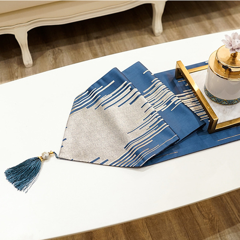 Zic Zac Velvet Dining Table Runner