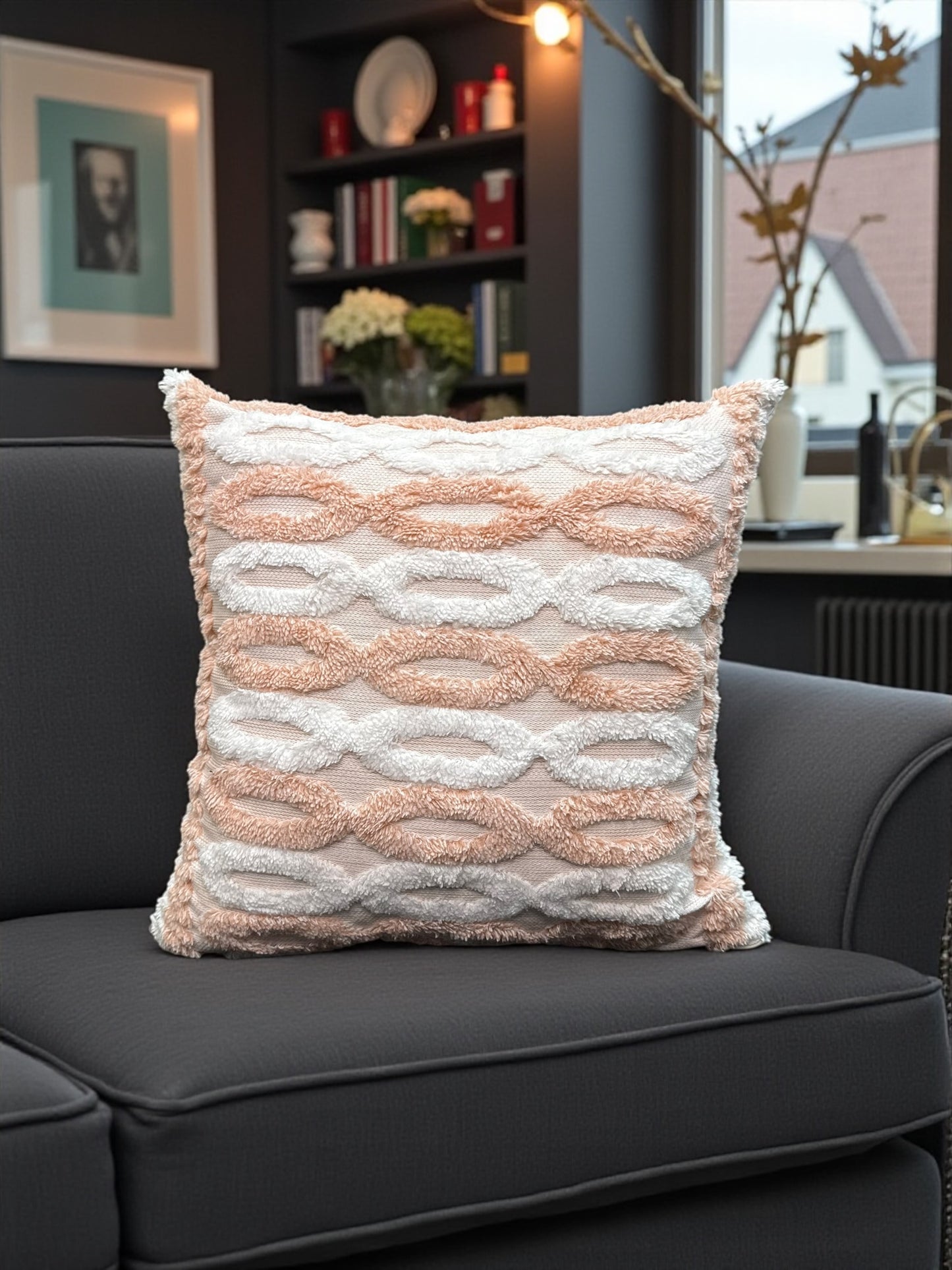 Fur Circle Cushion