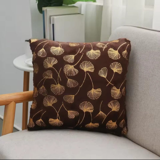 Fur Leaf New Cushion Double Side