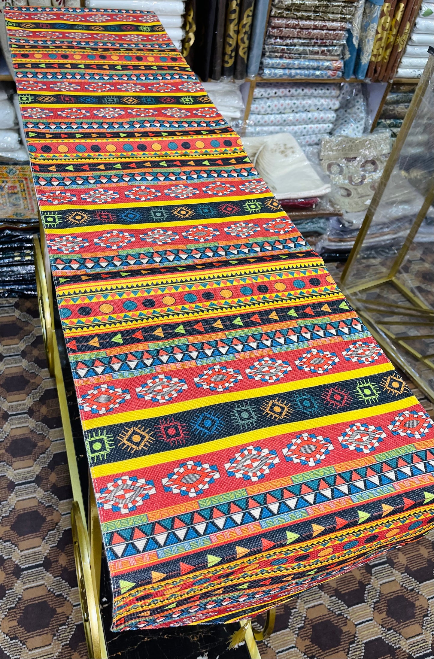 Printed Print Multi Color Table Runner Ali Bedding Store