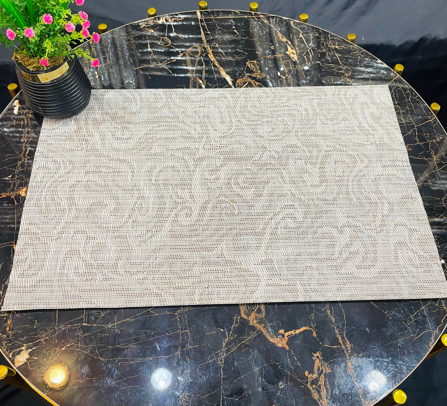 6pc Plastic Chatai Table Mats
