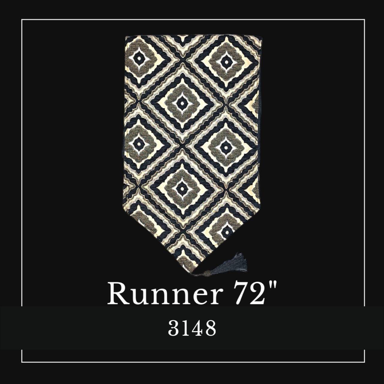 Box Jacquard Table Runner