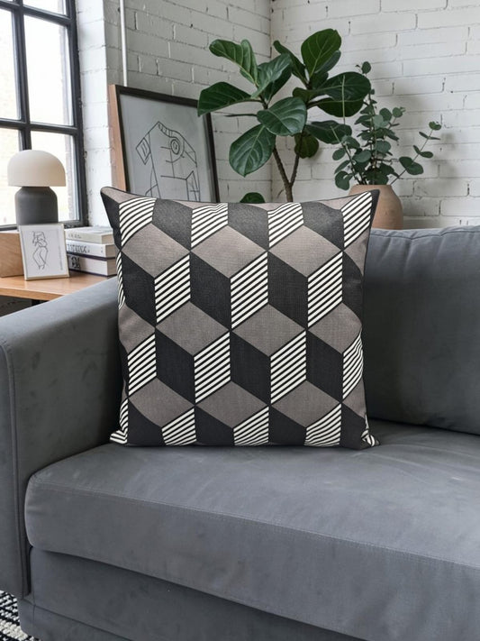 Printed Juut Black White Series Cushion