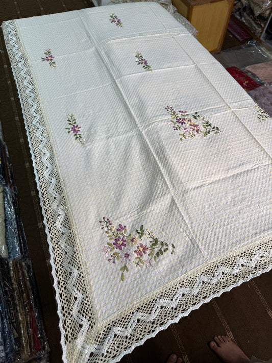 6 CHAIR , New Design Ribbon Dining Table Sheet