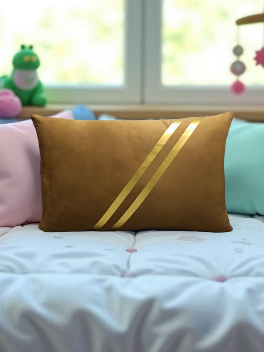 Velvet Double Line Baby Pillow