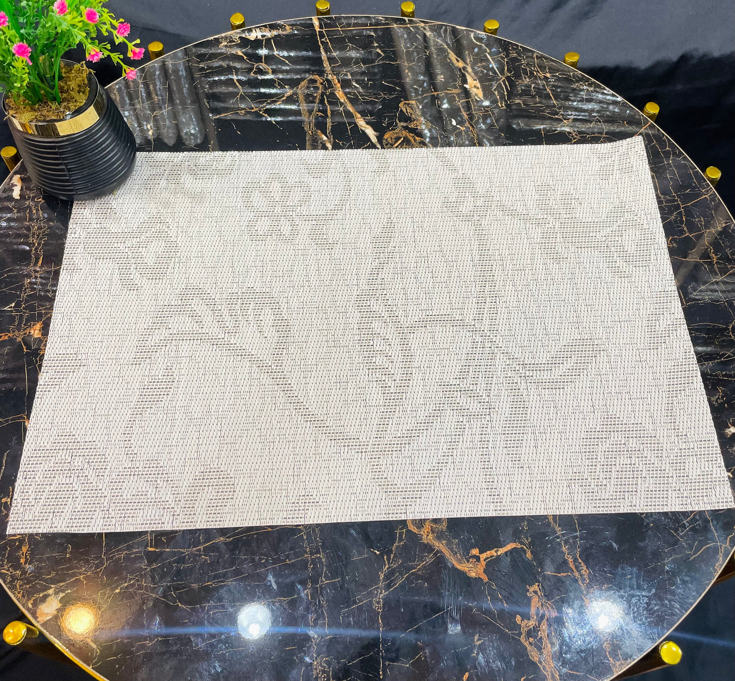 6pc Plastic Chatai Table Mats