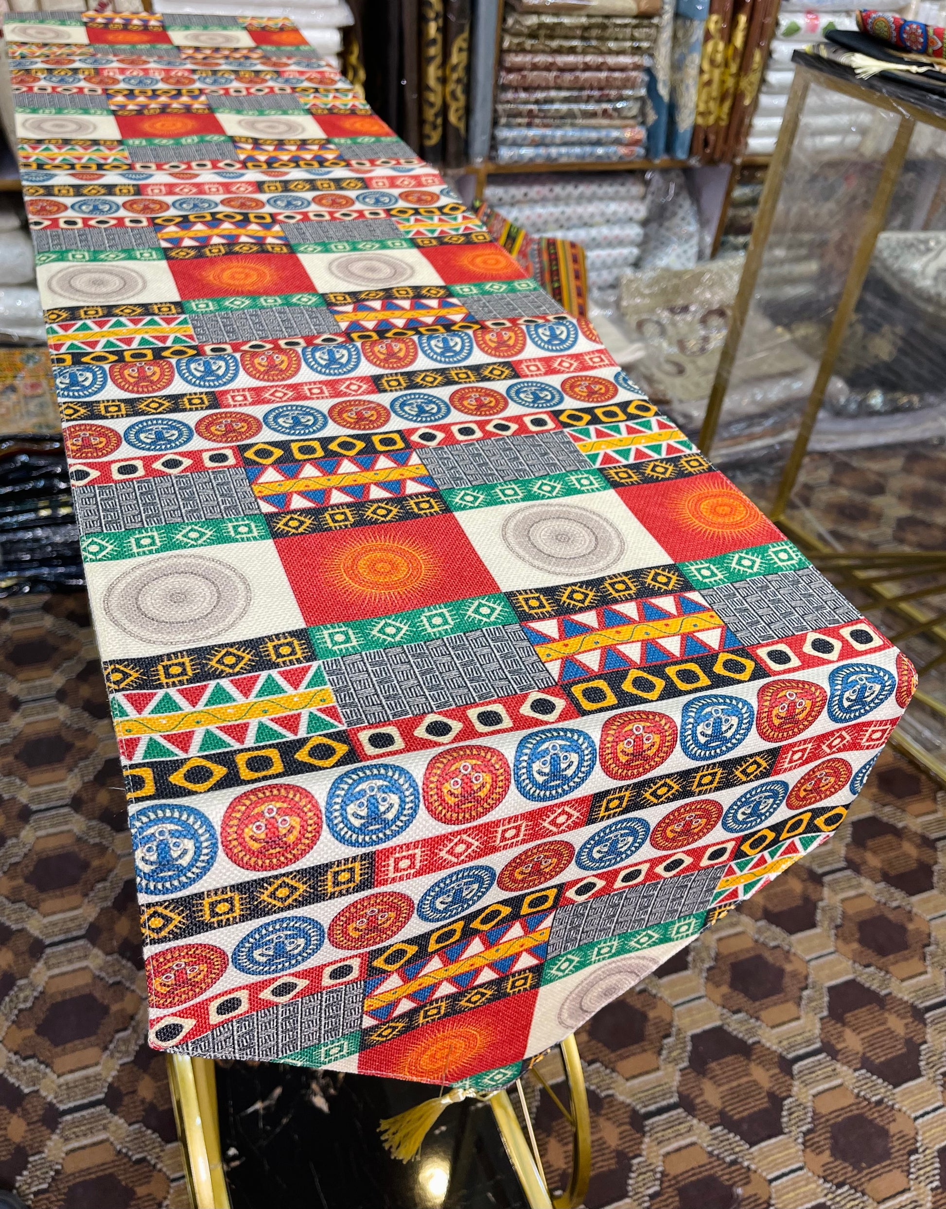 Printed Print Multi Color Table Runner Ali Bedding Store