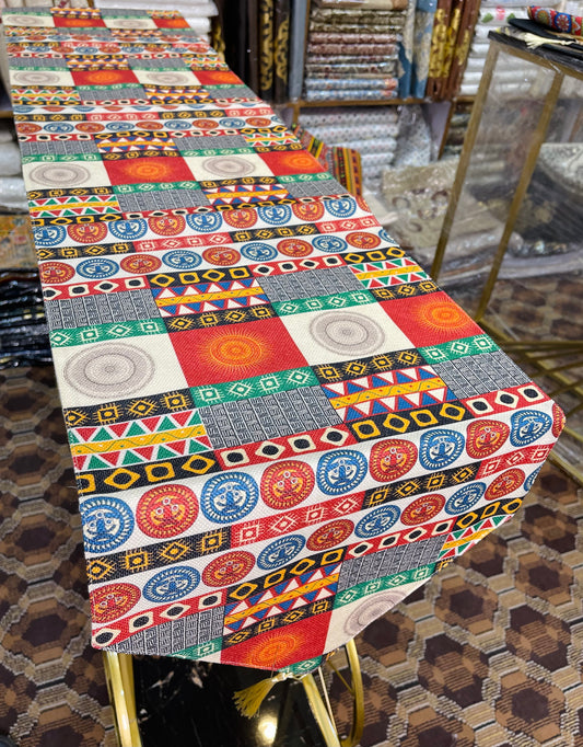 Printed Print Multi Color Table Runner Ali Bedding Store