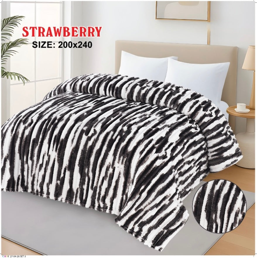 Leopard Ac Summer Blanket King Size