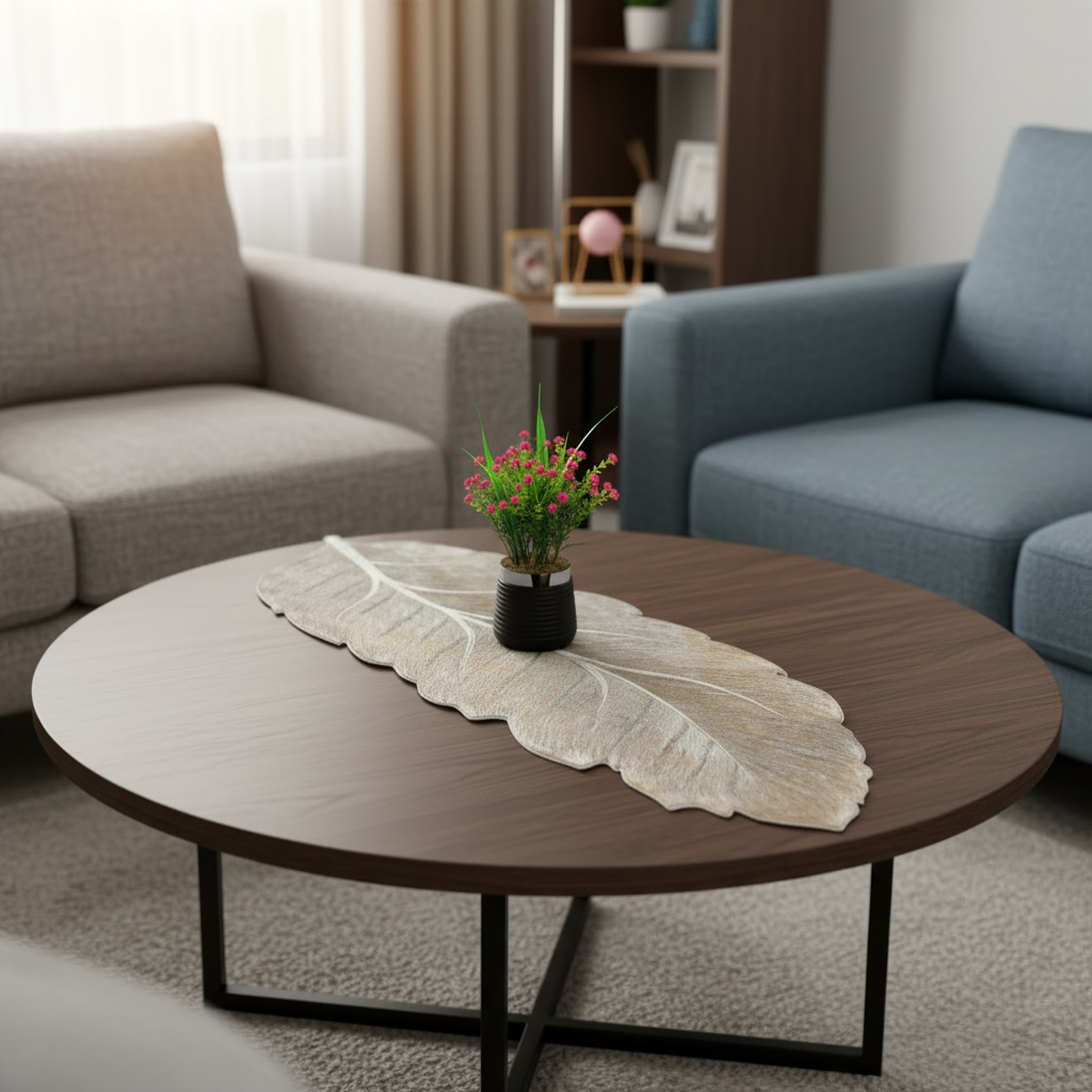 Golden Center Piece/Runner Plastic
