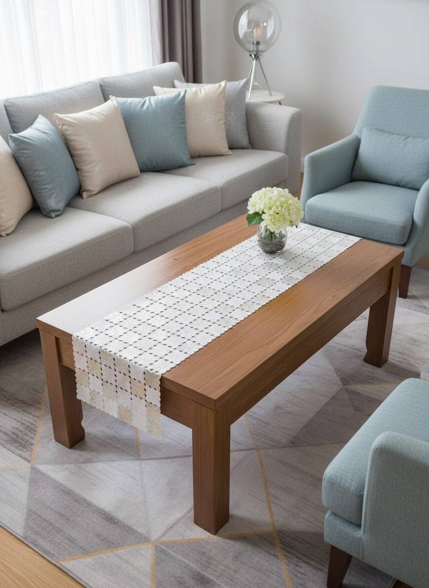 Golden Center Piece/Runner Plastic