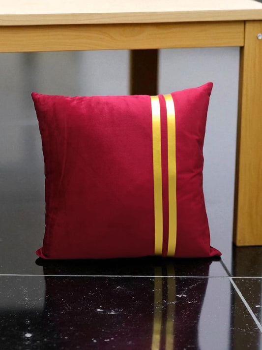 Velvet Double Line Cushion Cover