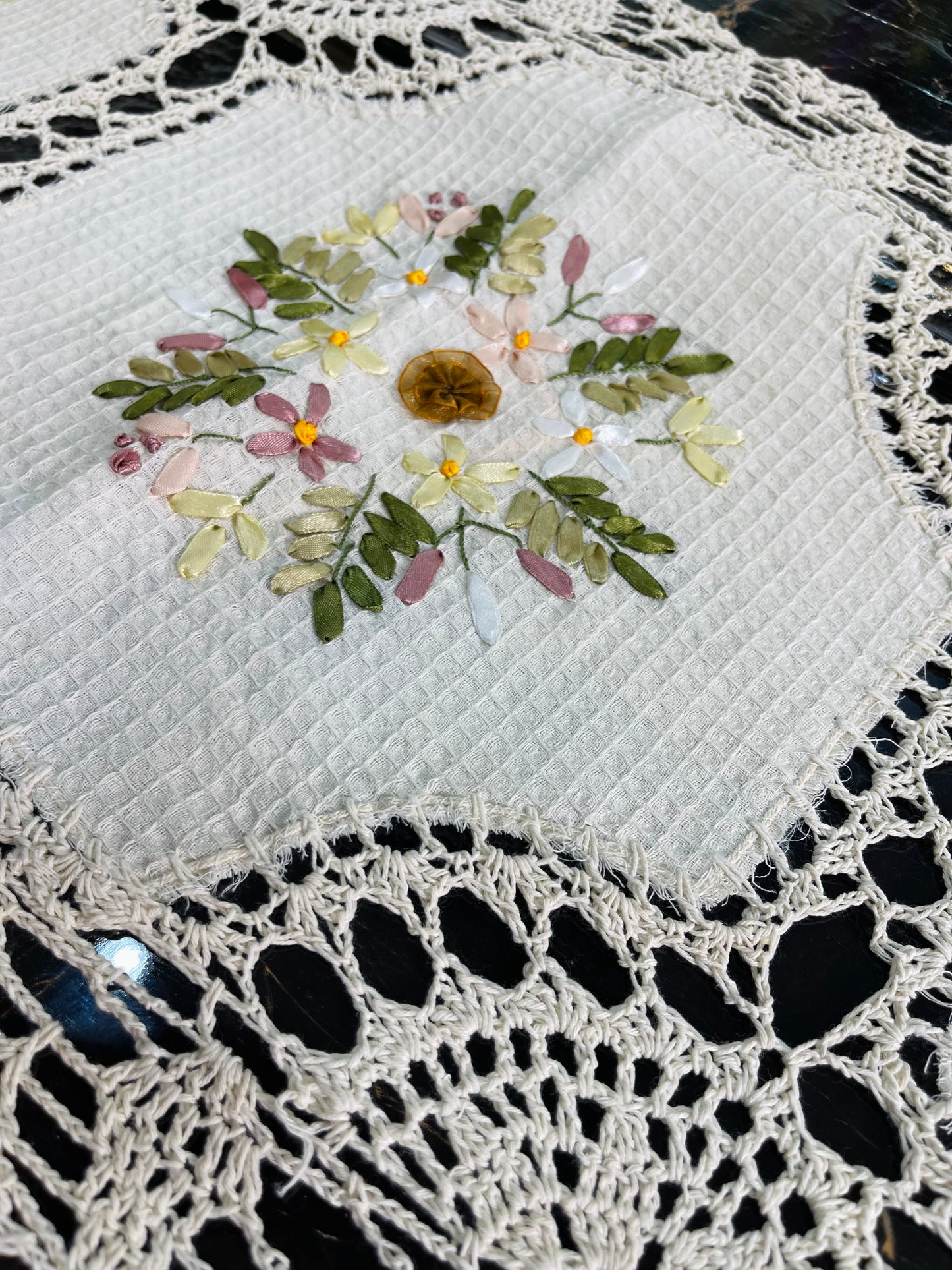 Ribbon Handmade Dining Table Runner Ali Bedding Store