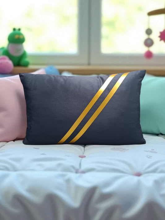 Velvet Double Line Baby Pillow
