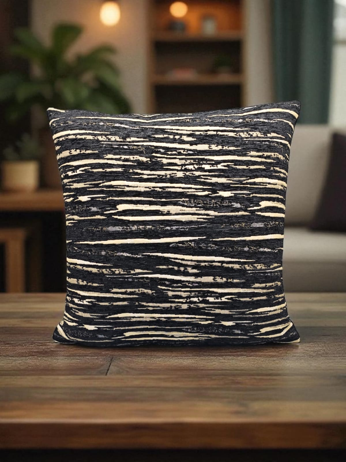 Line Jacquard Cushion