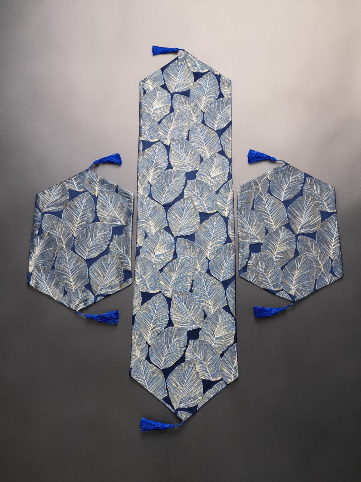 Heavy Jacquard Leaf 3pc Set