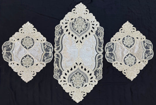 Velvet Fancy Heavy Shatal 3pc Set