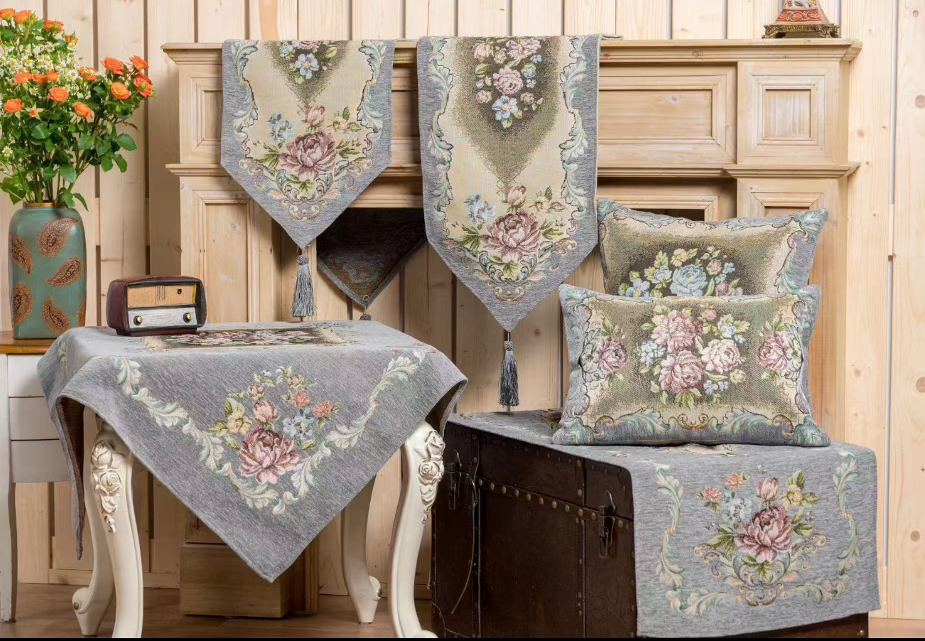 Shanghai New Flower Dining Table Runner