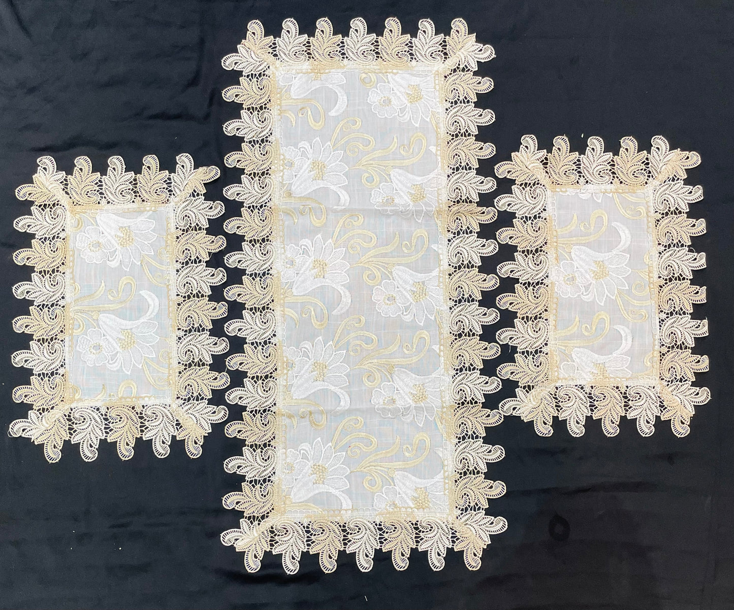Fancy Shatal Embroidered 3pc Set