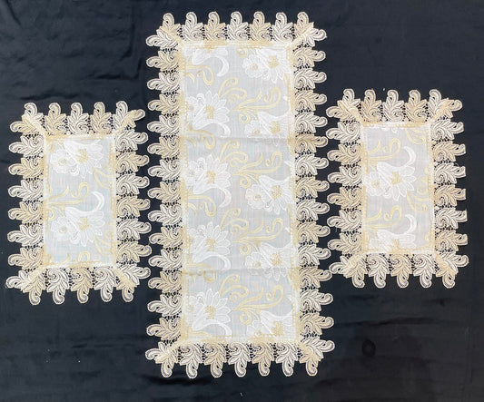 Fancy Shatal Embroidered 3pc Set