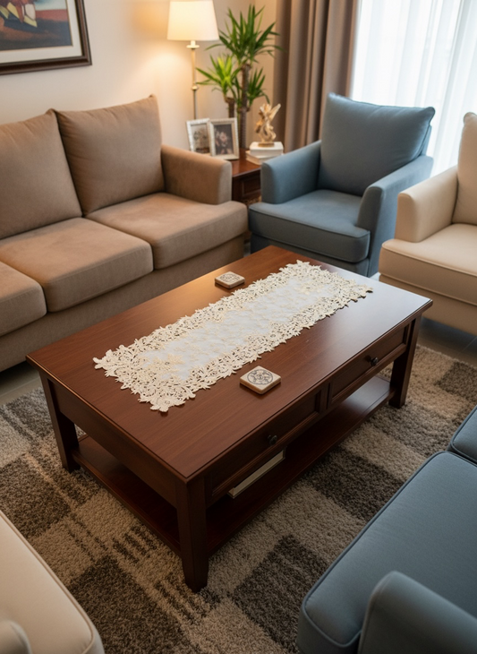 Golden Center Piece/Runner Plastic