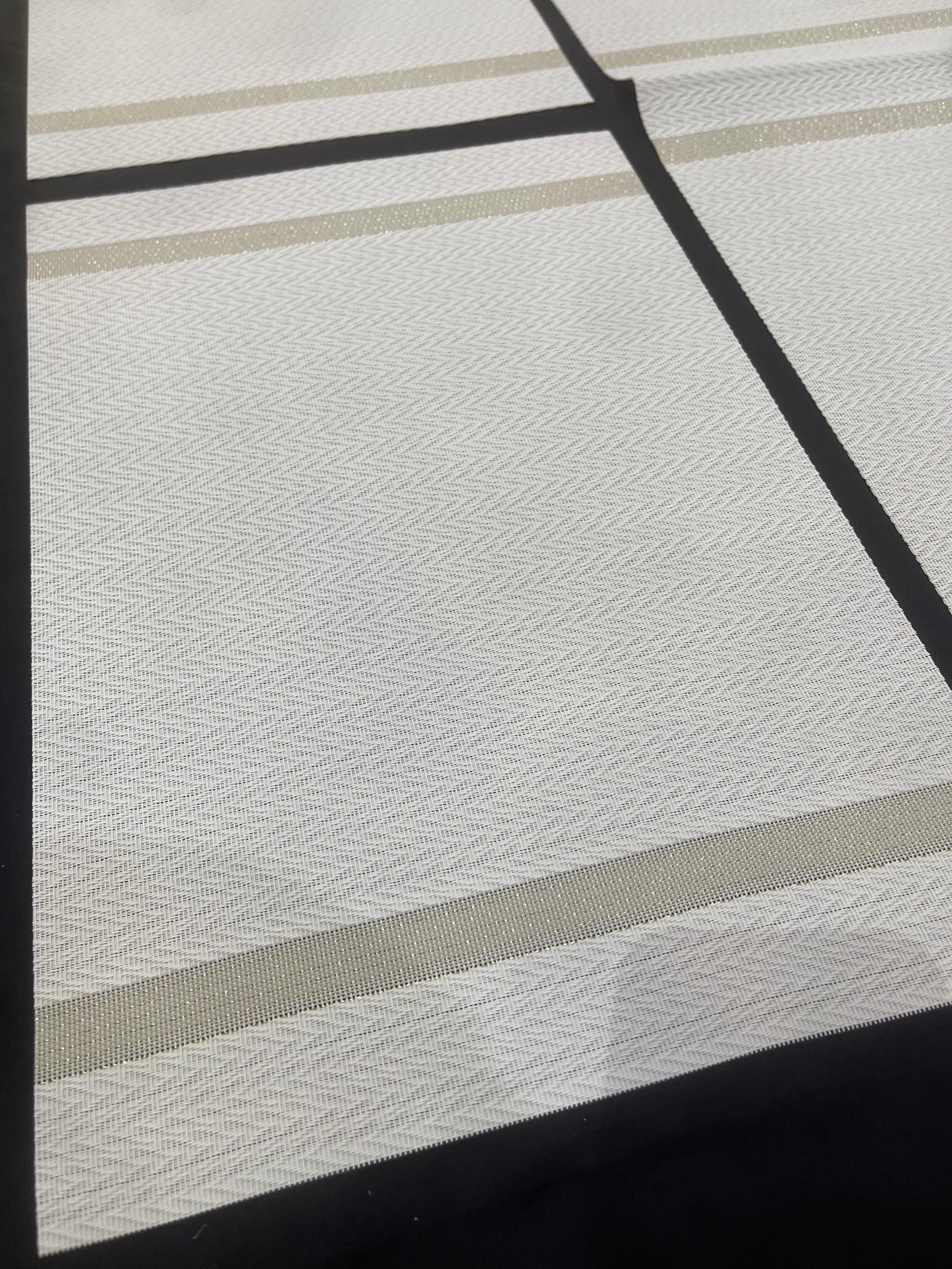 Chatai Plastic 7 PC SET ( 1 Runner & 6 Mats )