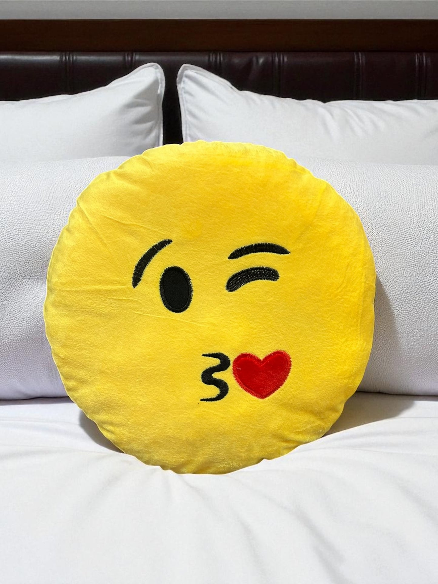 Round Emoji Character Cushion