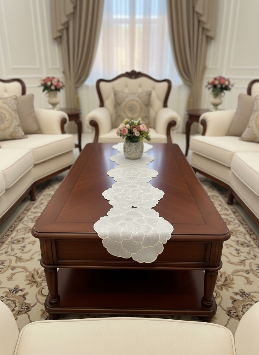 Golden Center Piece/Runner Plastic