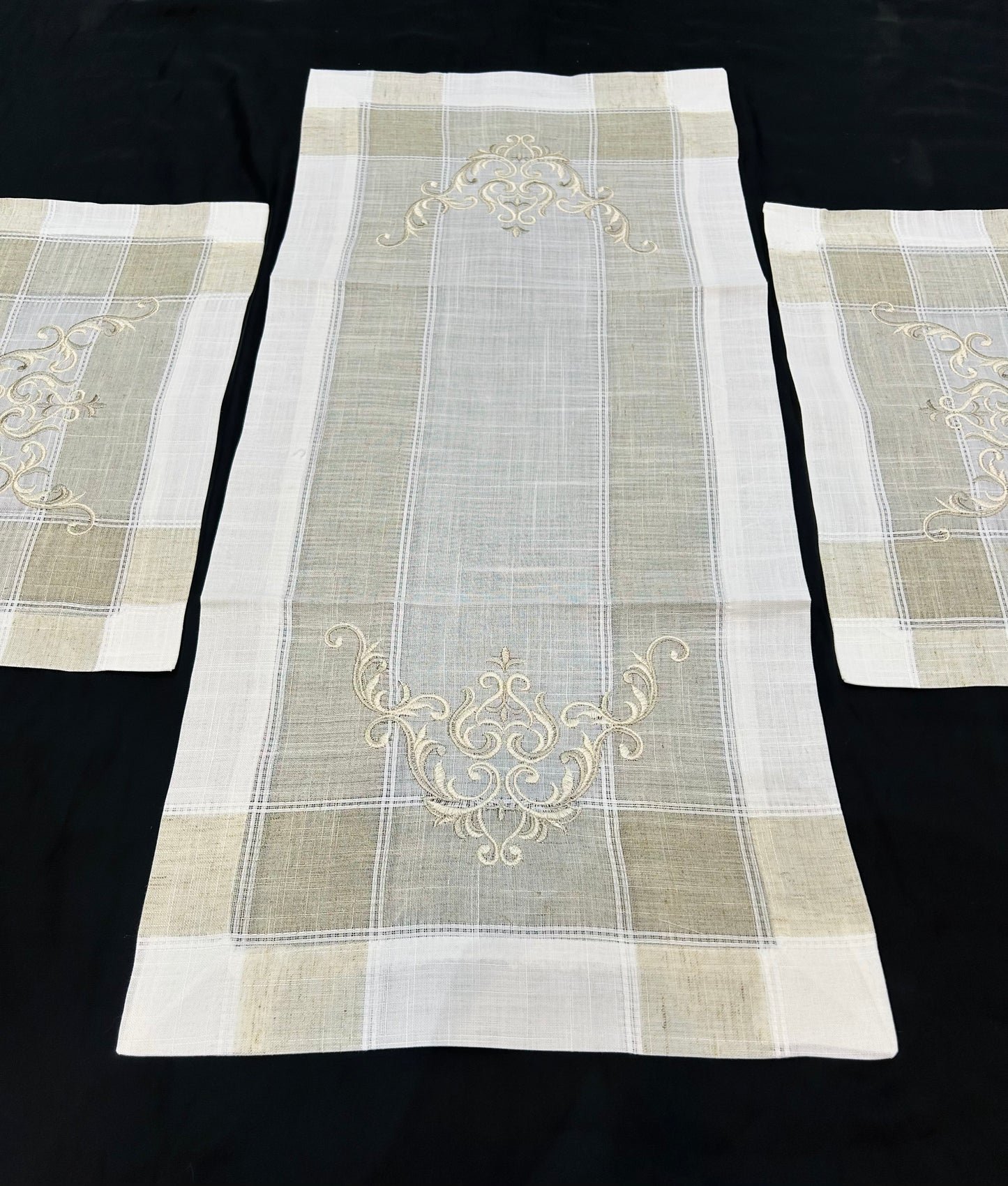 Cotton Embroidered 3pc Set
