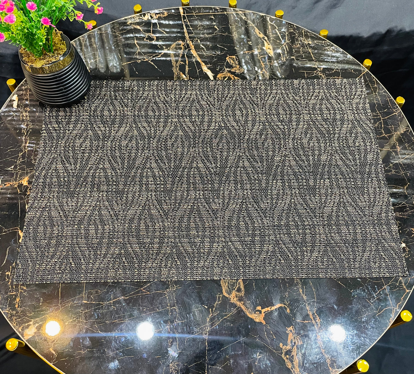 6pc Plastic Chatai Table Mats
