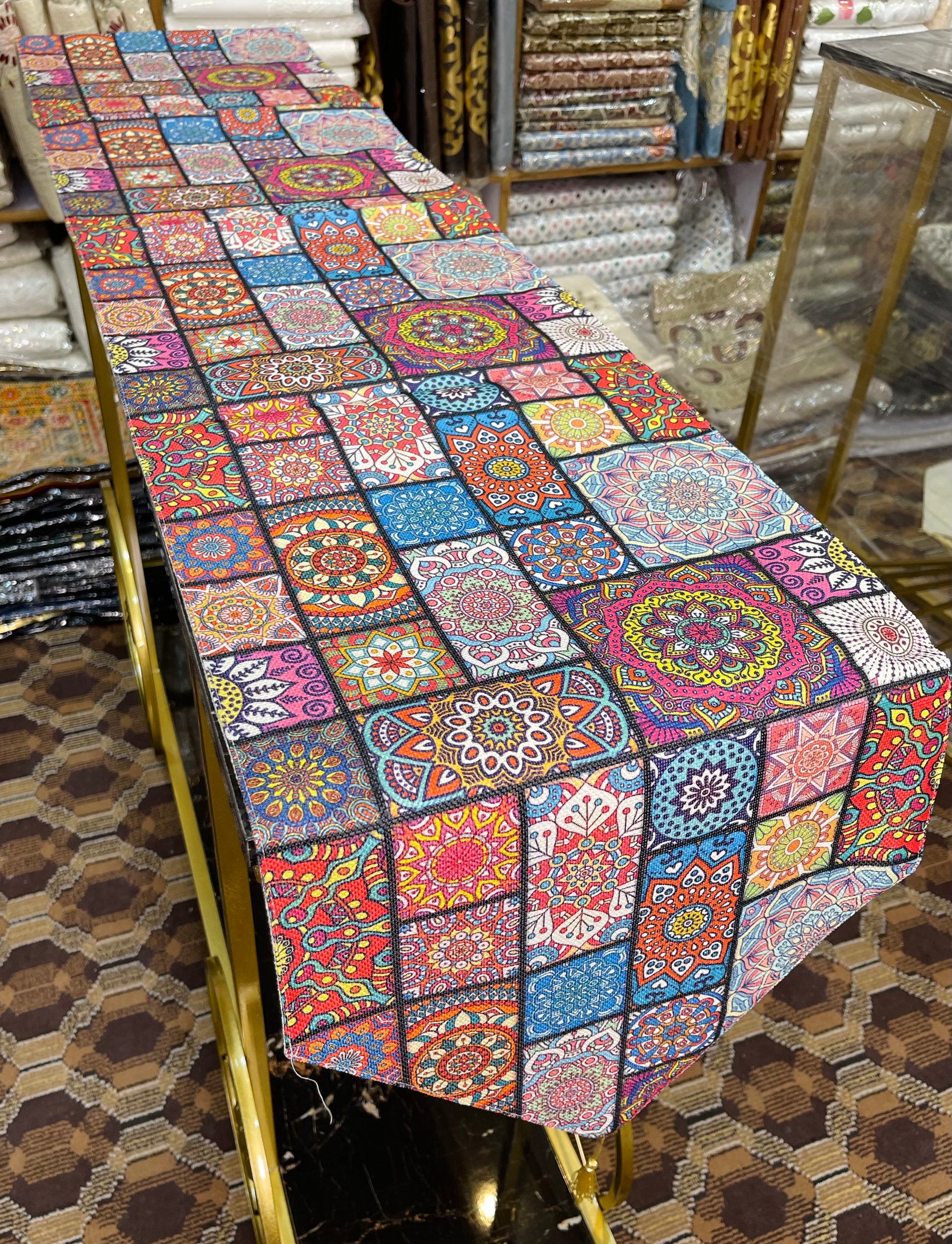 Printed Print Multi Color Table Runner Ali Bedding Store