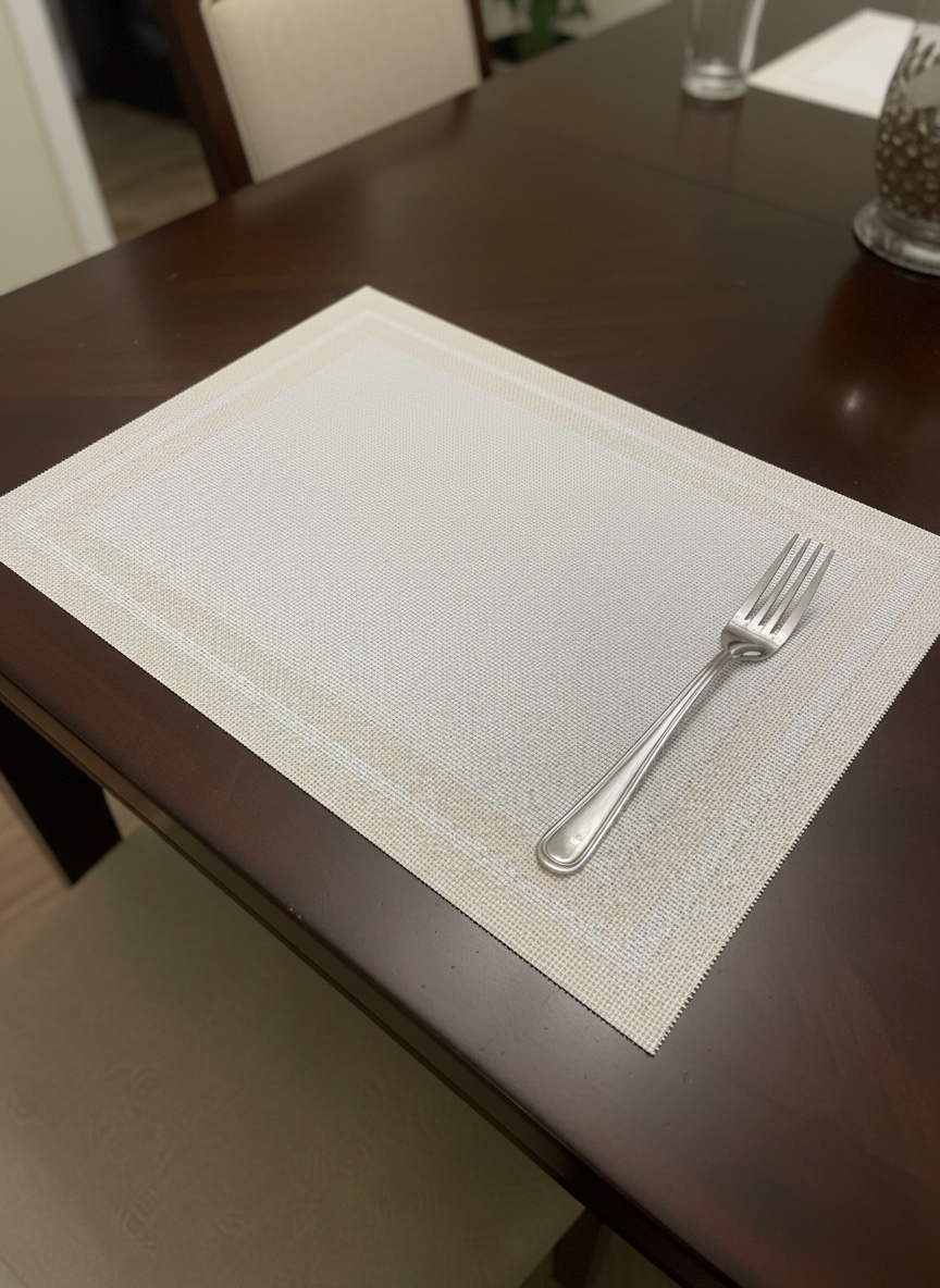 6pc Plastic Chatai Table Mats