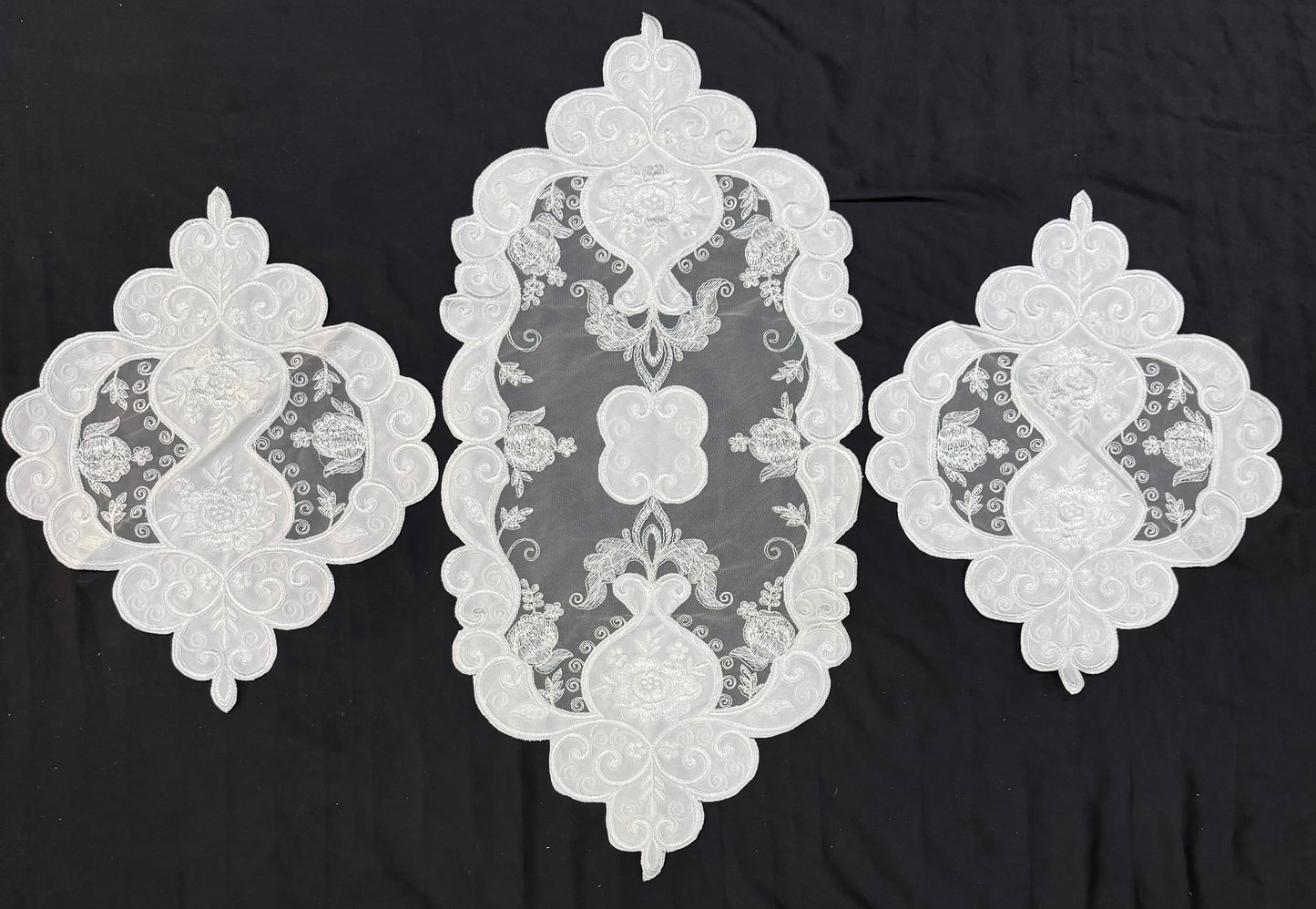 Velvet Fancy Heavy Shatal 3pc Set