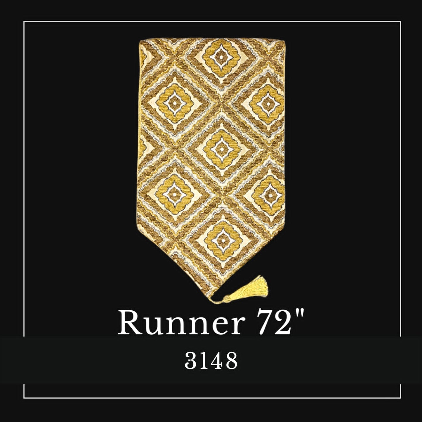 Box Jacquard Table Runner