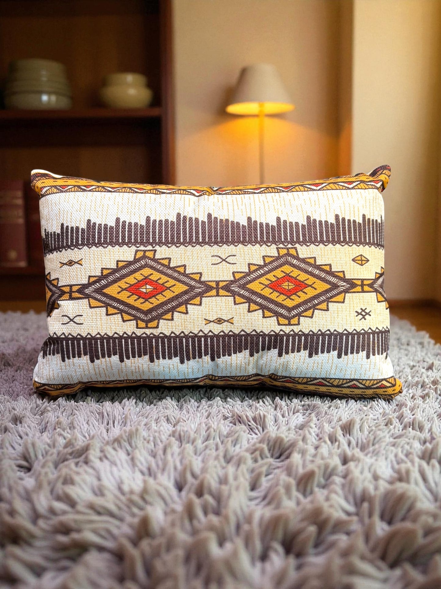 Printed Multi Series Rectangular Cushion