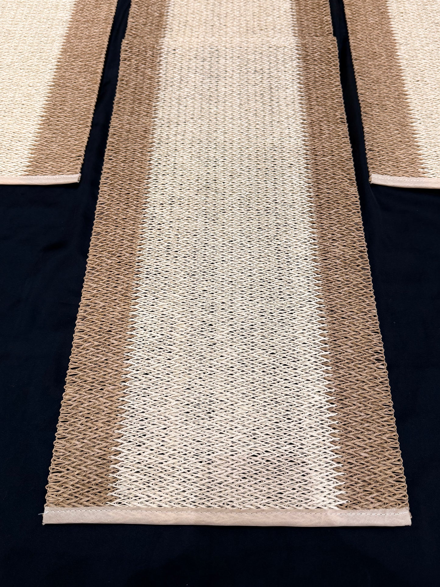 Imported Thread Work Dining Set ( 1 Runner & Mats )