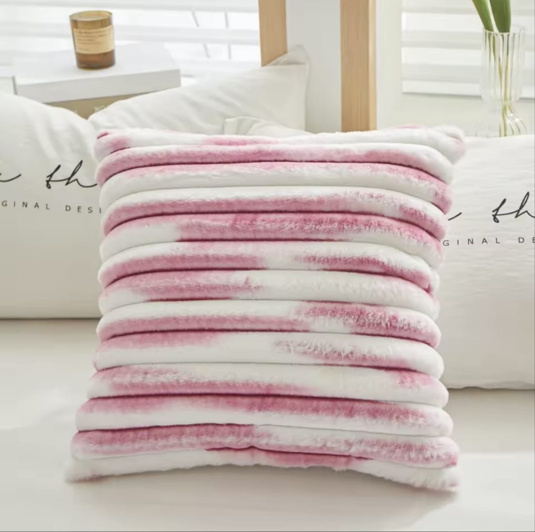 Fur Zebra Cushion