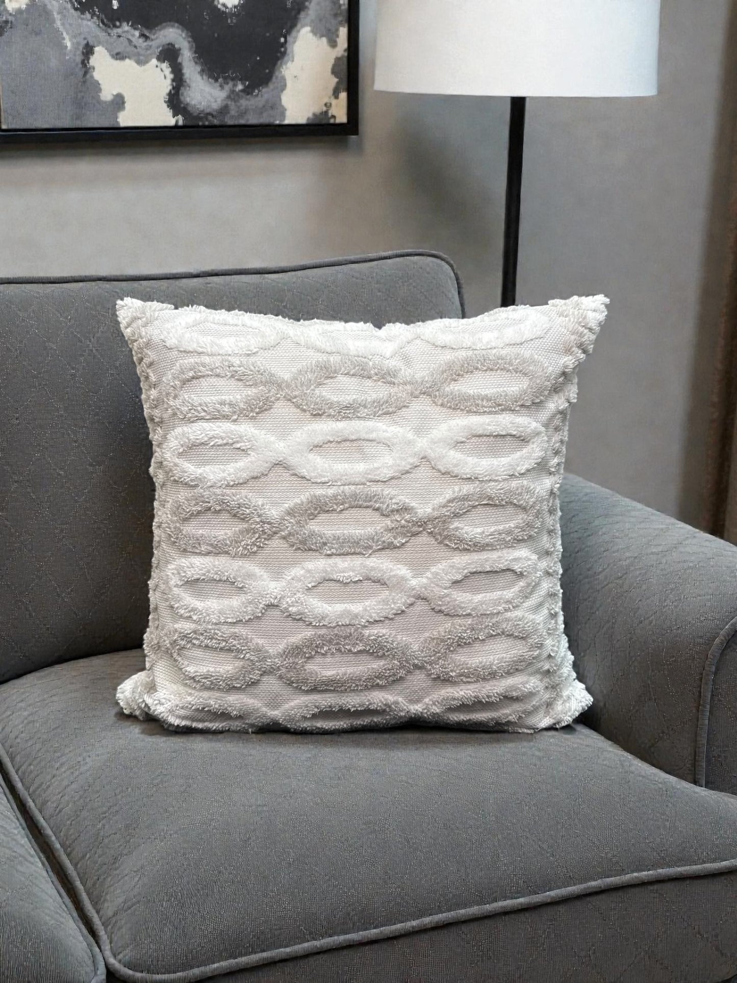 Fur Circle Cushion