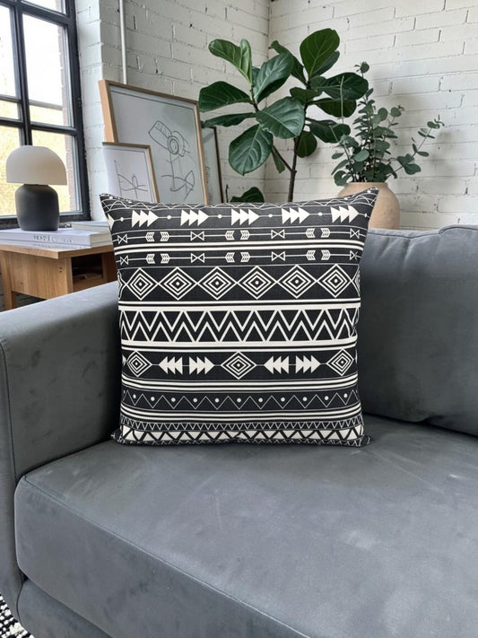 Printed Juut Black White Series Cushion