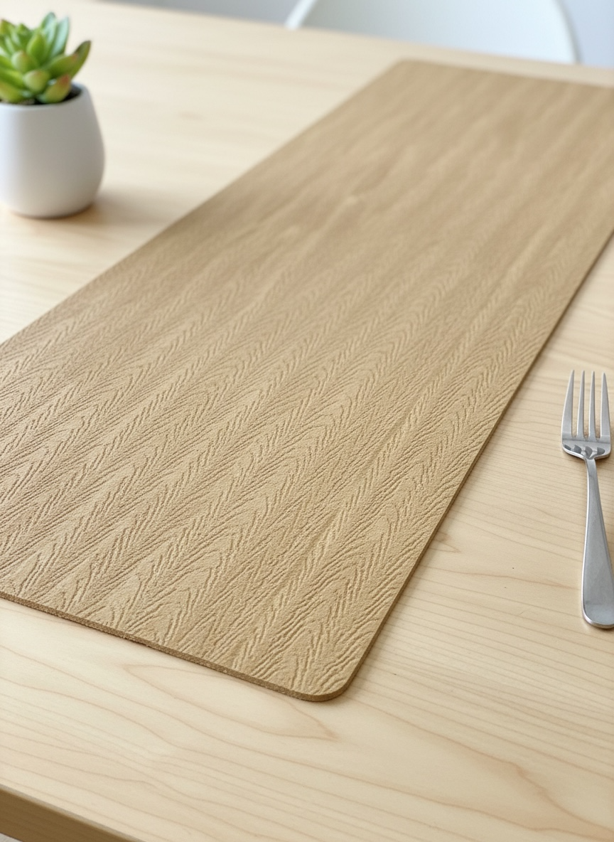 Imported Leather Rubber Dining Set ( 1 Runner & Mats )