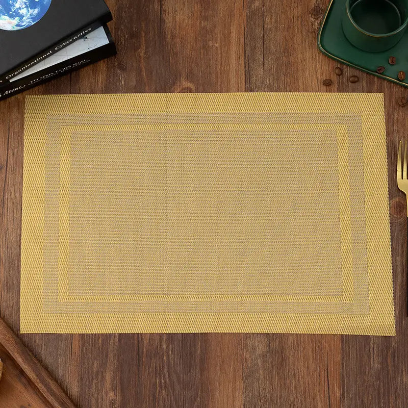 Chatai Plastic 7 PC SET ( 1 Runner & 6 Mats )