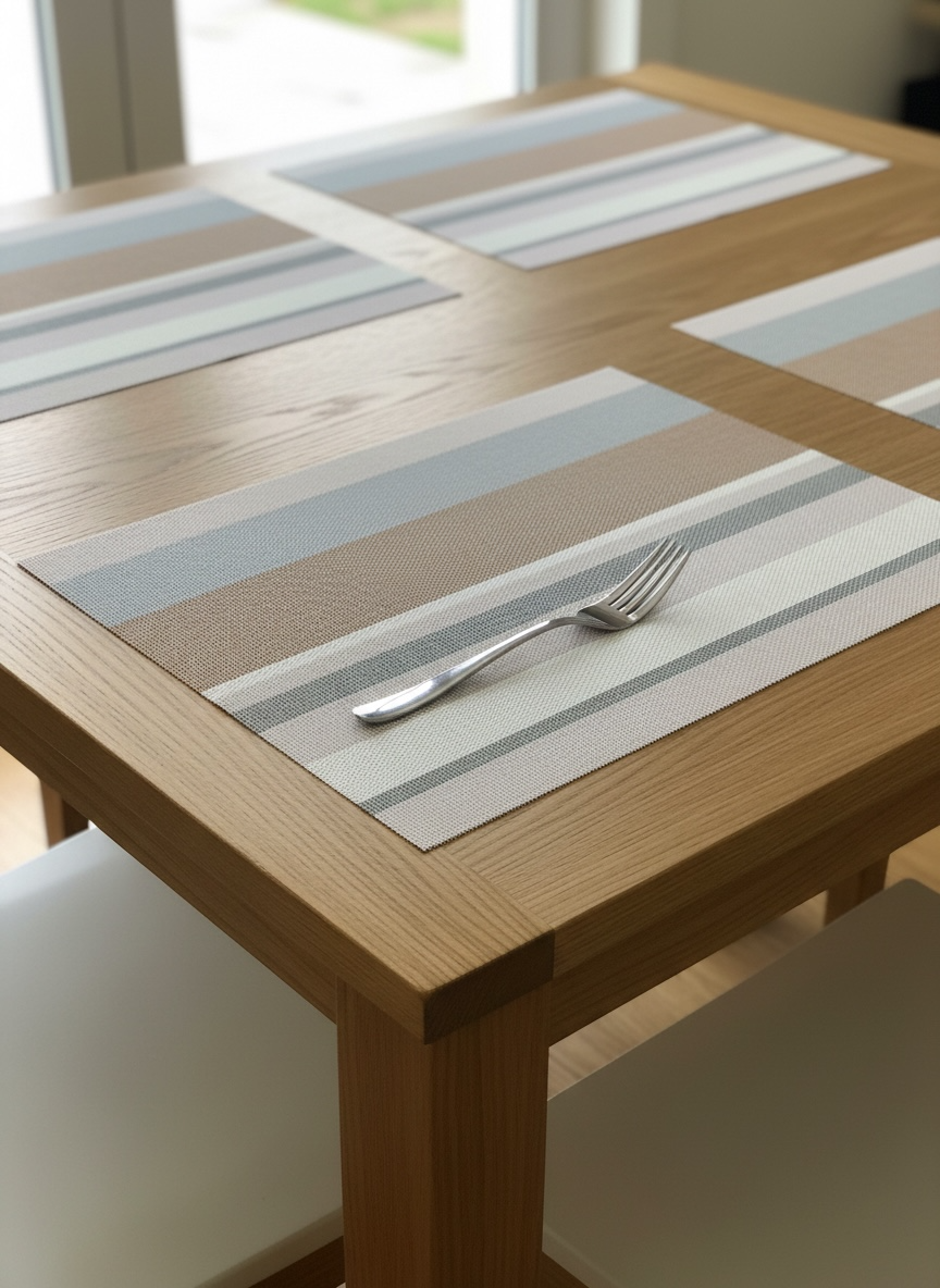 6pc Plastic Chatai Table Mats