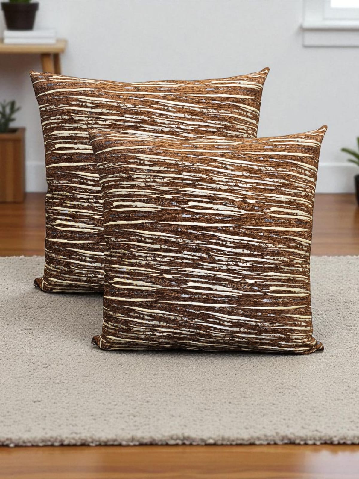 Line Jacquard Floor Cushion