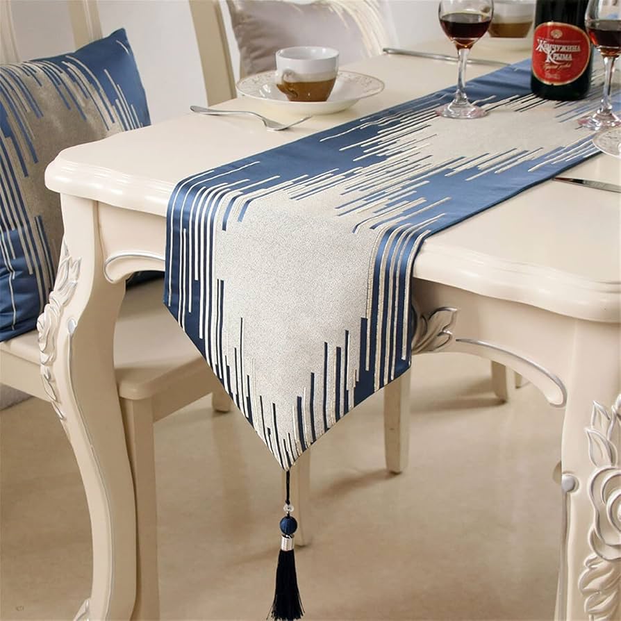 Zic Zac Velvet Dining Table Runner